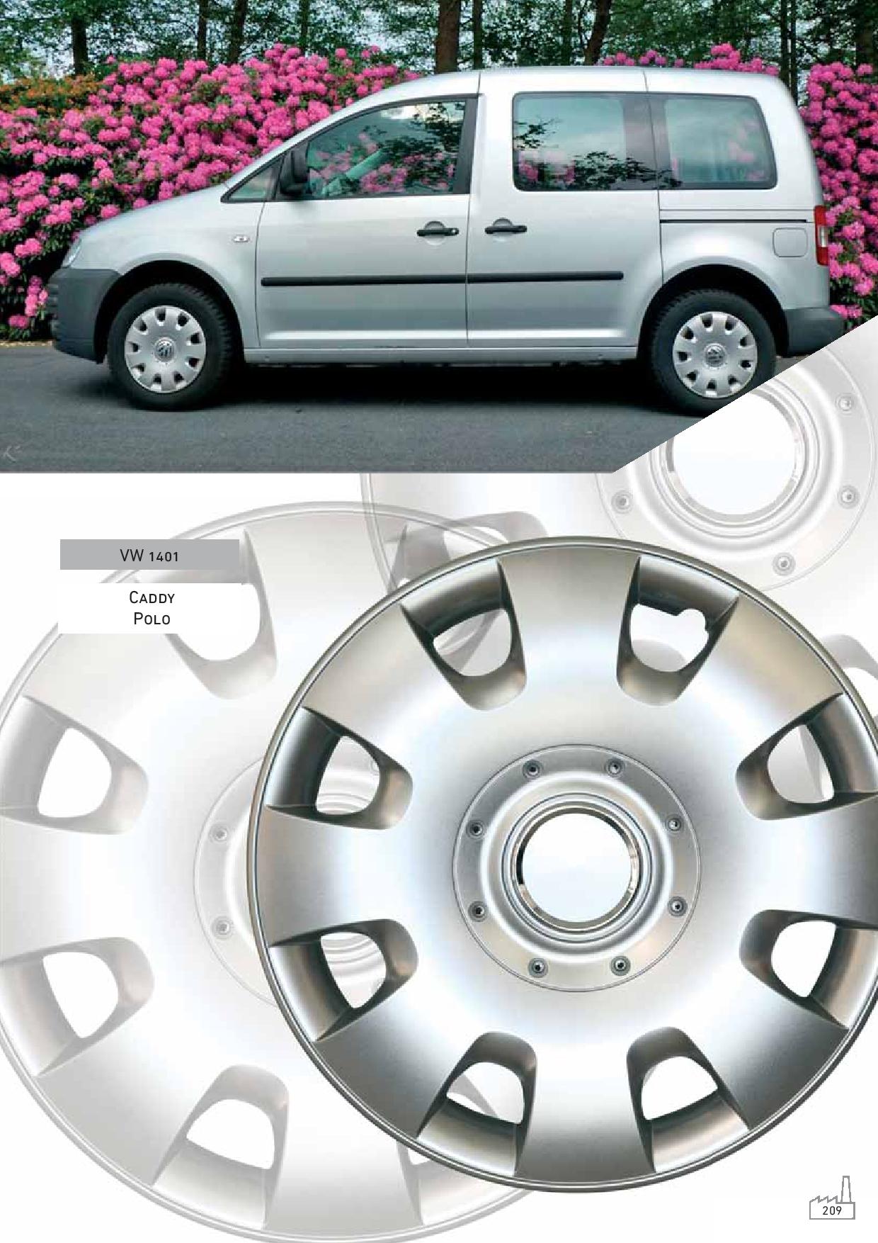 RATKAPE 14 VW POLO/CADDY/GOLF 3 SET