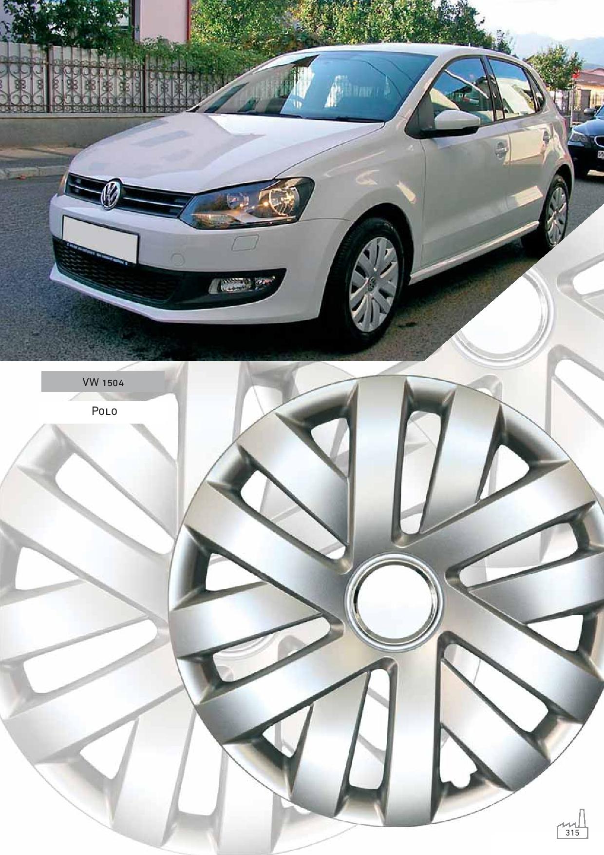 RATKAPE 15 VW POLO 09- SET