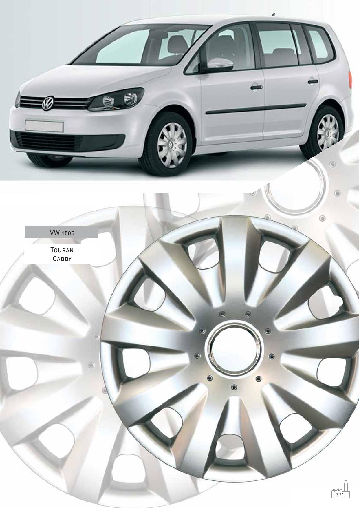 RATKAPE 15 VW CADDY/TOURAN SET