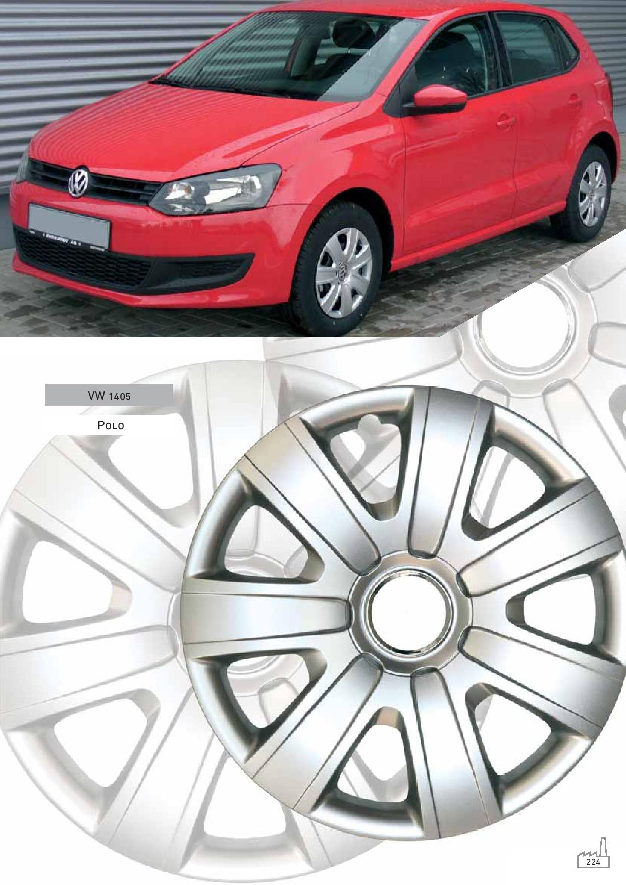 RATKAPE 14 VW POLO 09- SET